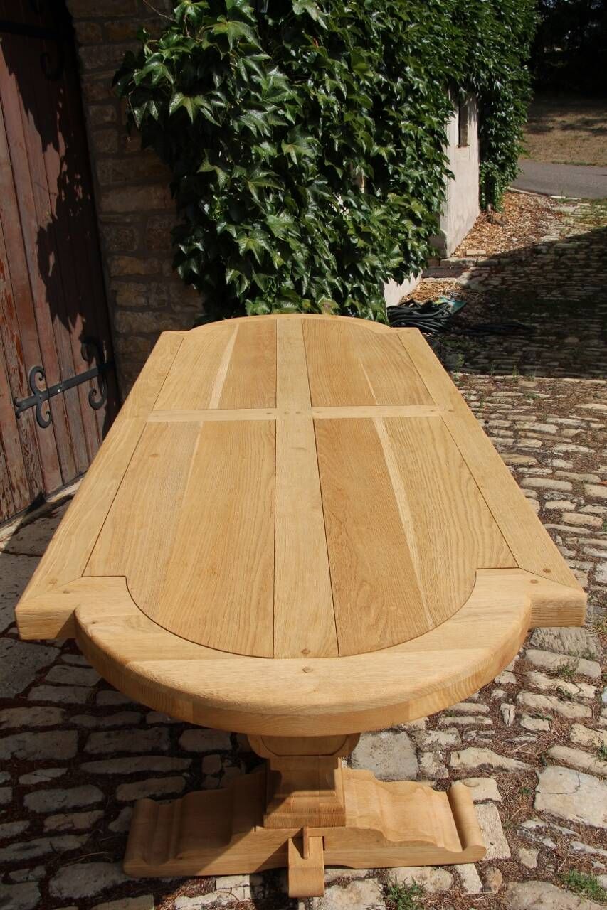grande table monastère en chêne clair 250 cm de longueur