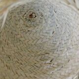 Small Bohemian Straw Pendant Light 30cm - Ball, Wicker Lampshade