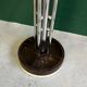 Vintage chrome metal coat rack