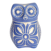 Midcentury ceramic owl figurine, Pablo Zabal, Chile, 1970s.