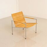 Fauteuil "SZ02" osier par Martin Visser pour Spectrum 80's