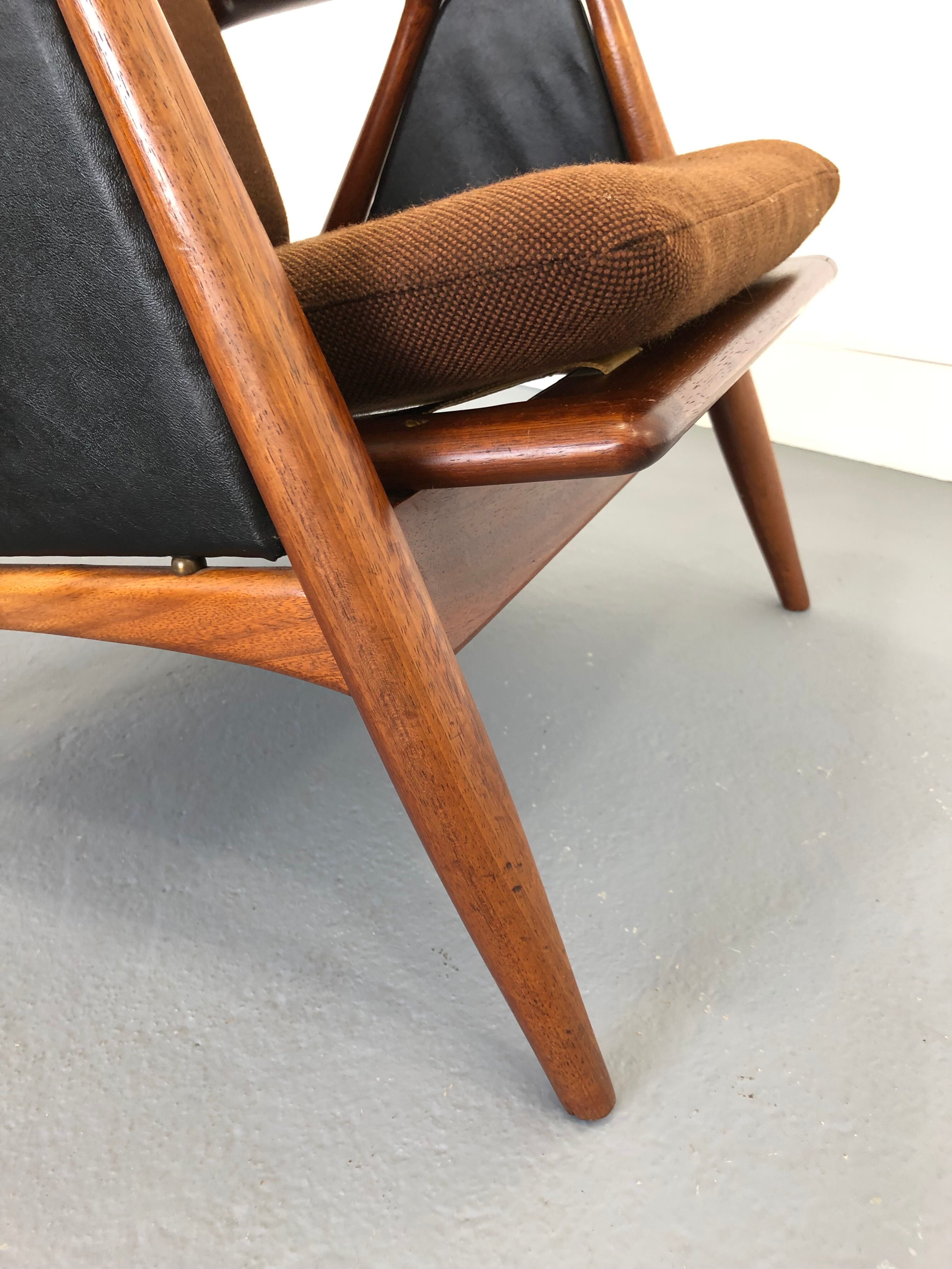Vintage Danish Modern Lounge Chair, 1960s