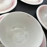 6 Gien coffee cups 40s-50s