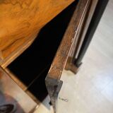 Large Biedermeier Half-Cabinet in Ebonized Walnut, South Germany, 1820