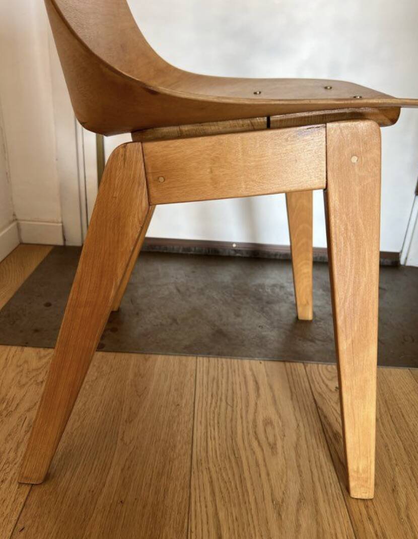 Tonneau Chair by Pierre Guariche for Steiner, 1950s