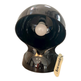 Black ABS plastic table lamp, model "Dalu", by Vico Magistretti