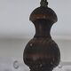 Vintage Scalloped Edge Glass Chandelier
