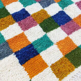 Handmade moroccan berber carpet 213 x 163 cm