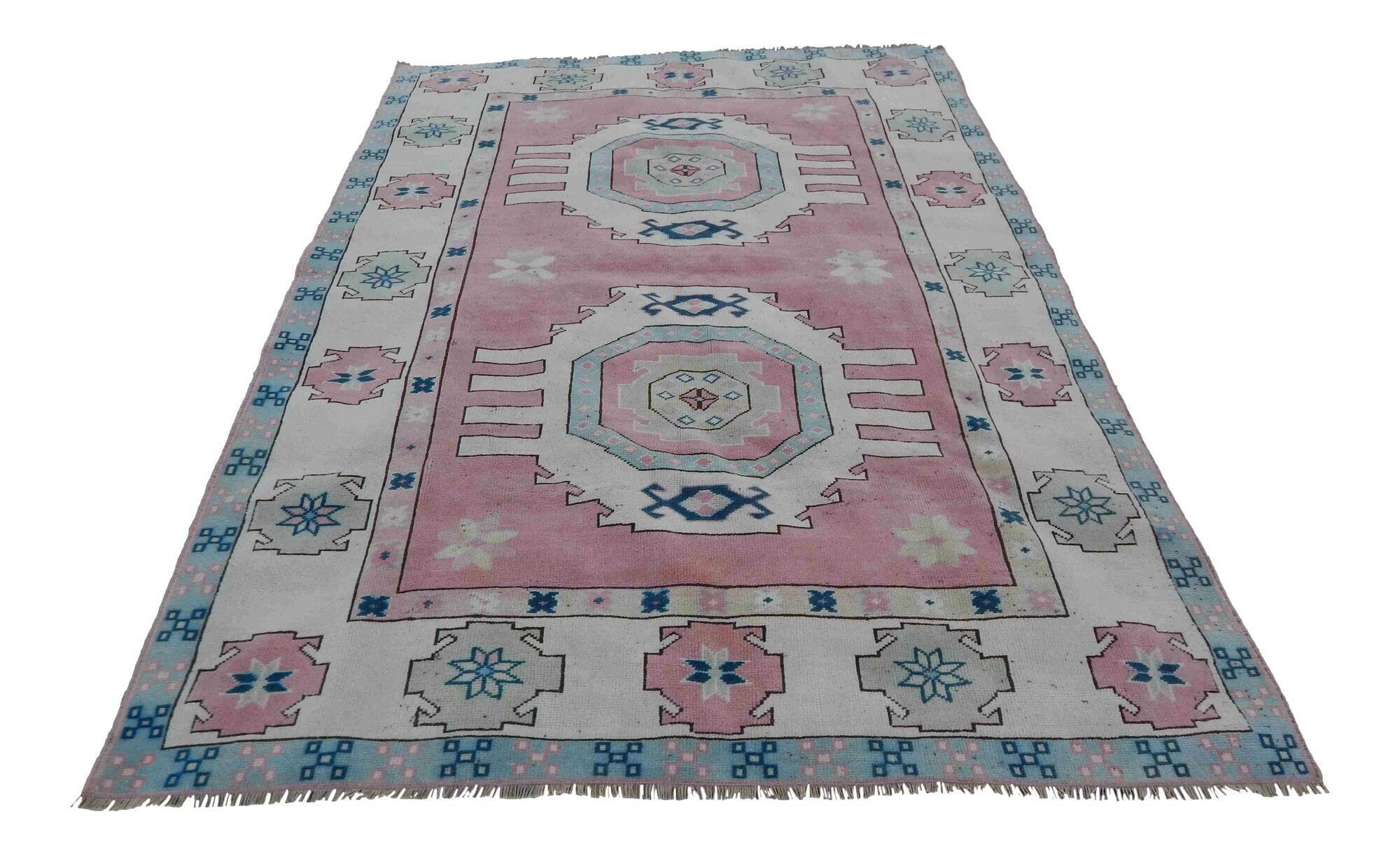 Vintage handmade Turkish rug 175x240 cm