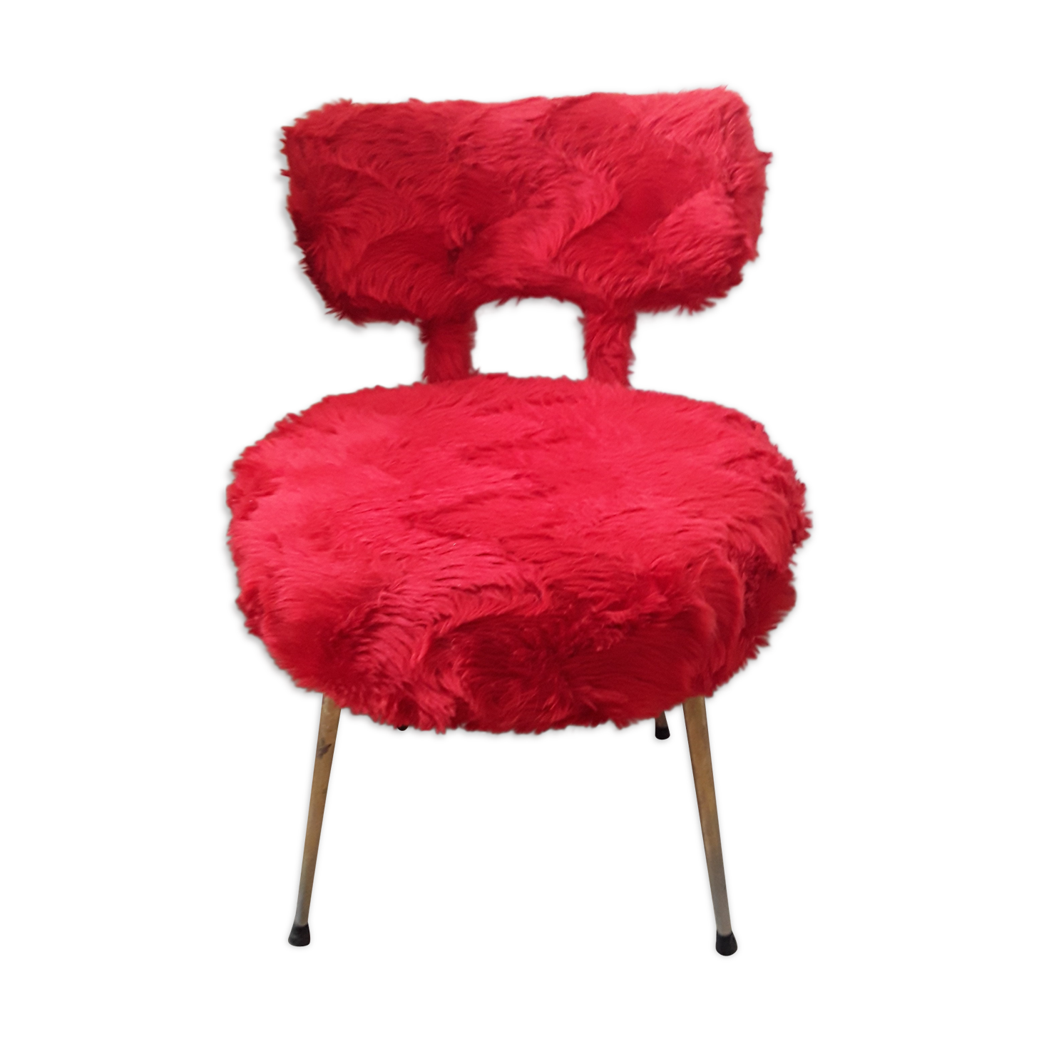 Vintage 70s plush chair