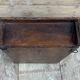 Art Deco wall display cabinet in Burmese teak with original patina.