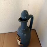 Carafe à liqueur en grès bleu