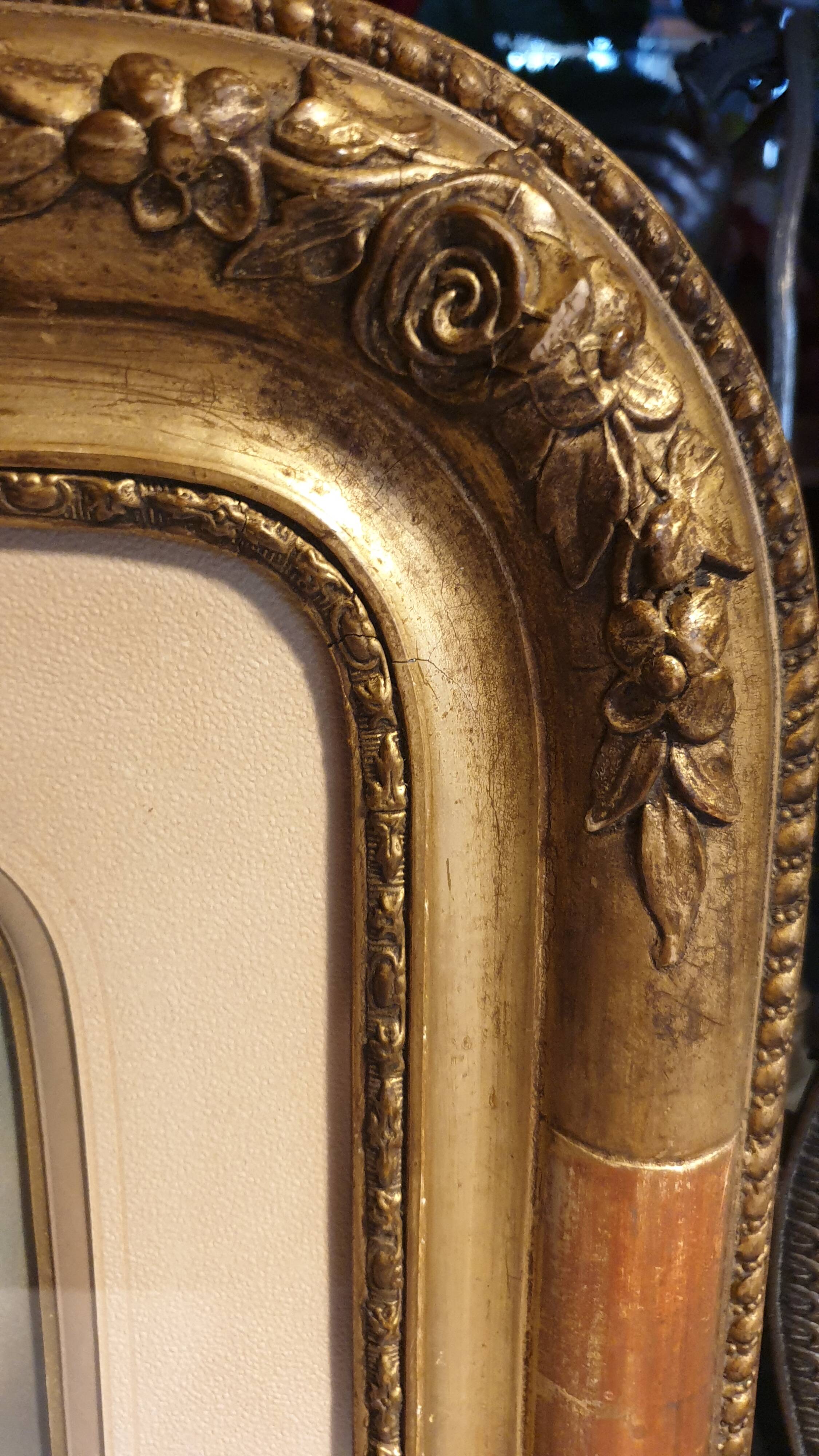 Pastel gilded frame gold leaf nineteenth