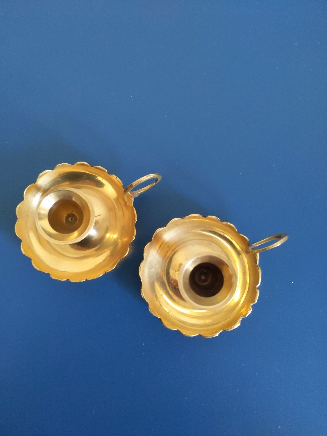 Pair of candle holders