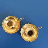 Pair of candle holders