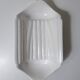 8 plates + 1 asparagus dish, salins earthenware, vintage white pompadour