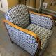 Armchair 1930s, reclining, fully restored