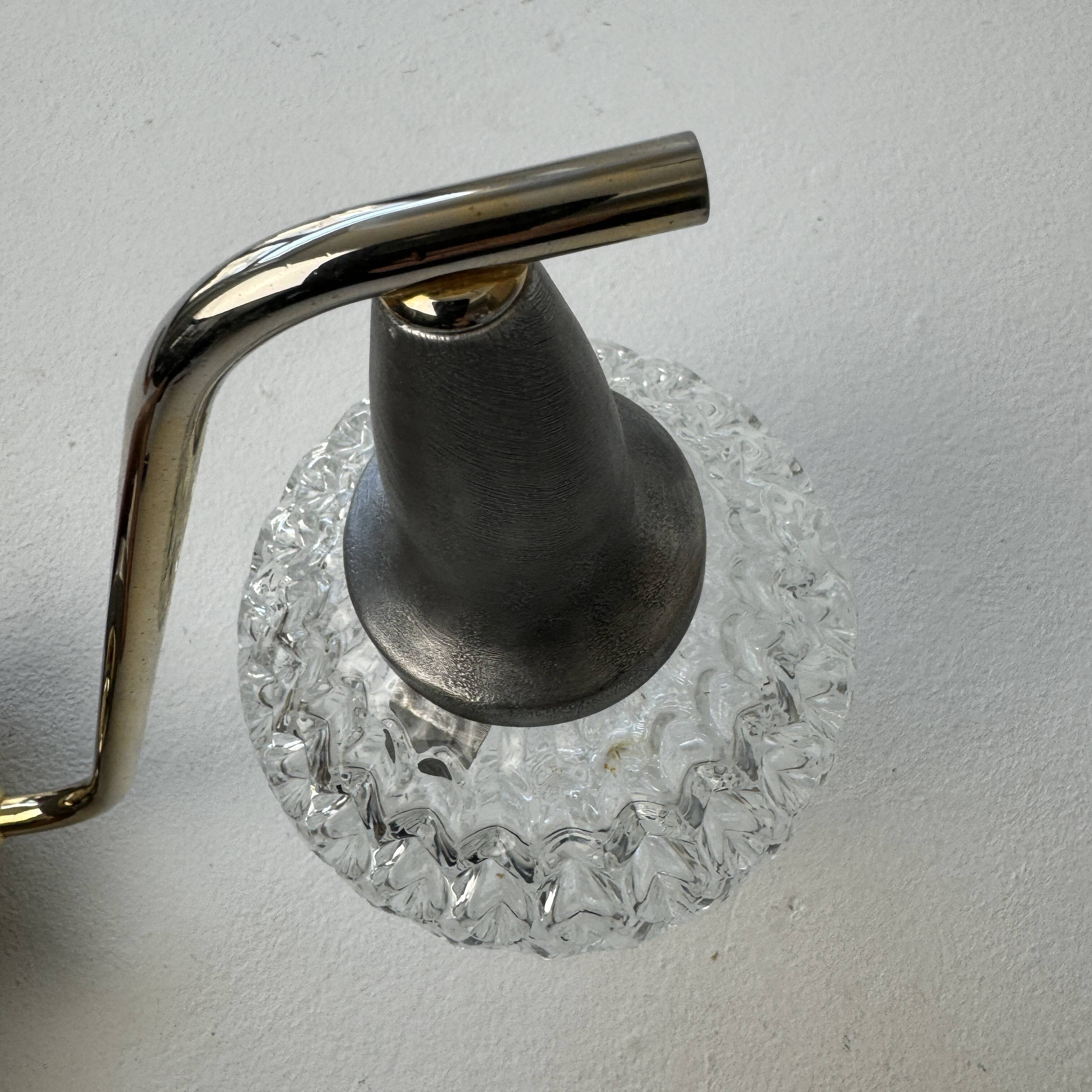 Pair of old vintage wall lights 1950