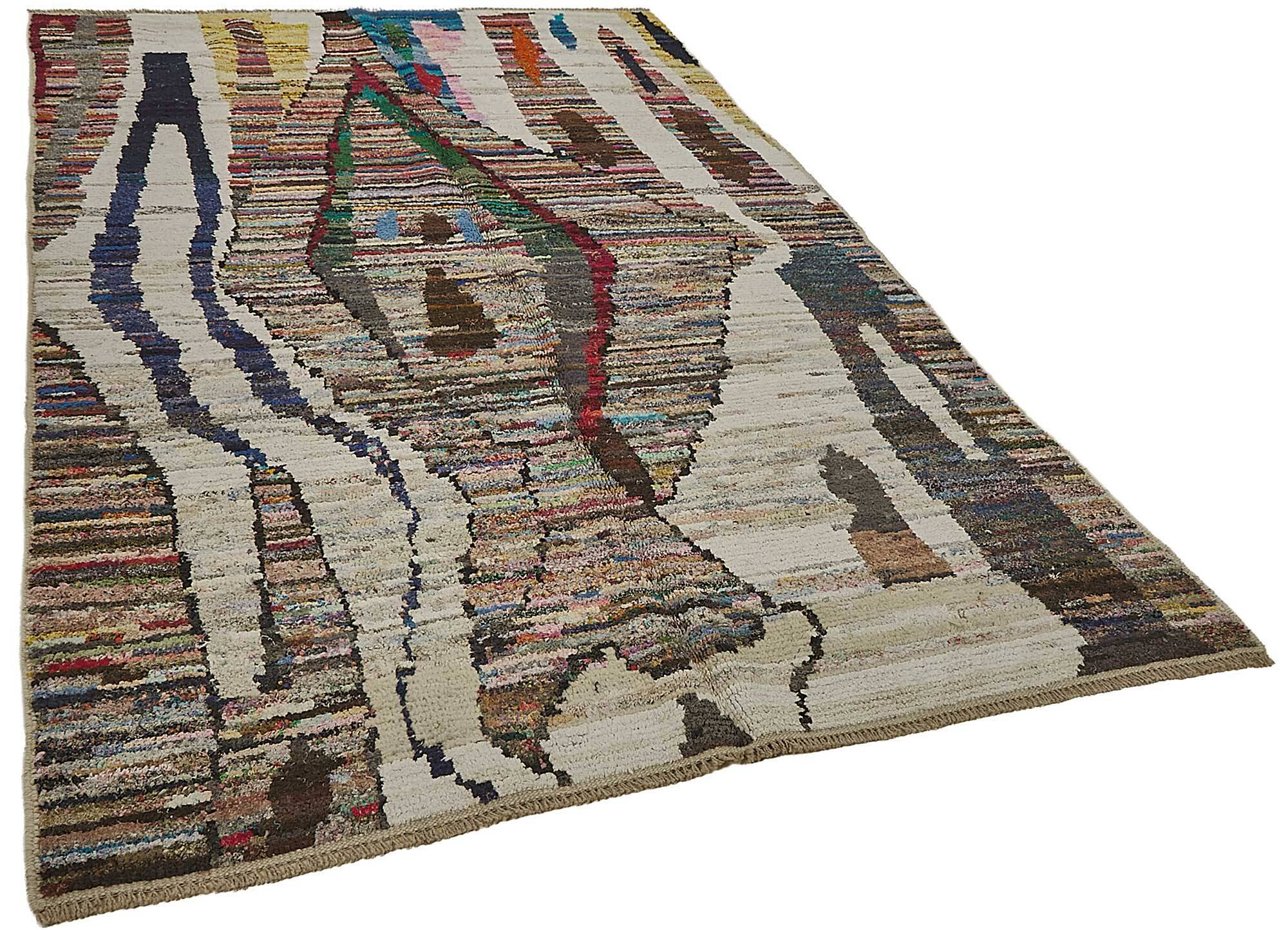 Handwoven Turkish Recycled Boho Rug 174 cm x 274 cm