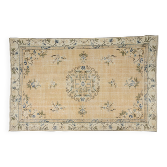 Oushak Wool Area Carpet -1751