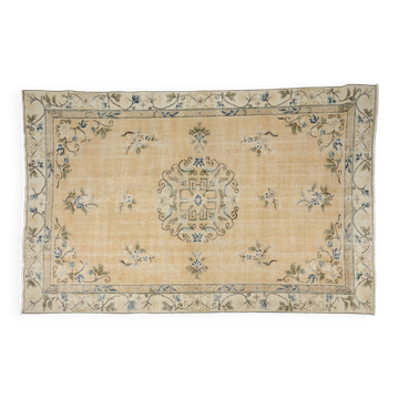 Oushak Wool Area Carpet -1751