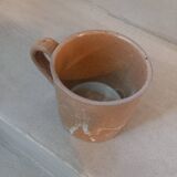 5 glazed stoneware cups