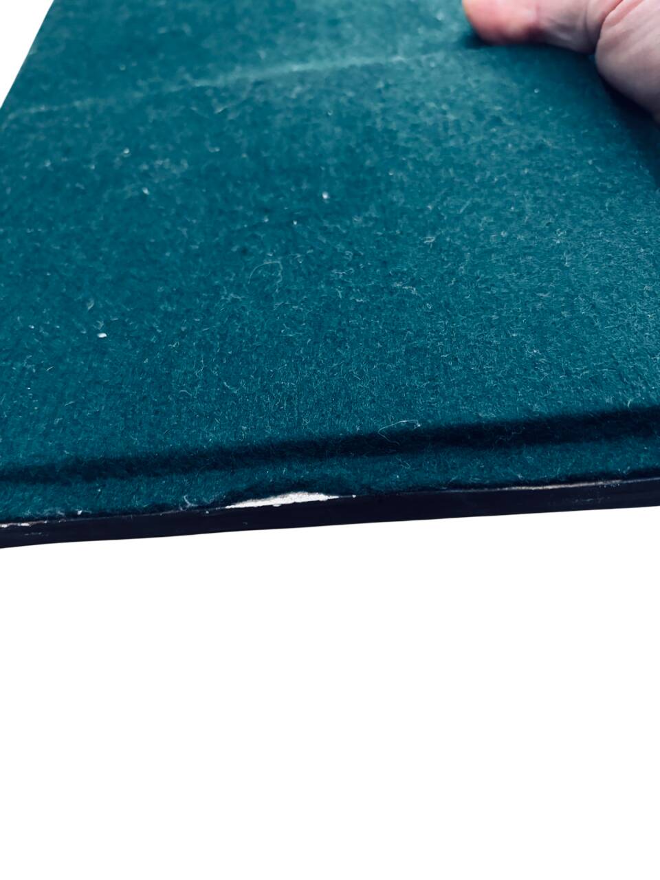 Mithé espelt mirror "cage" in nuanced blue made in 1970.