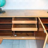 MINVIELLE sideboard, Ash and mahogany, 1950s