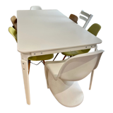 White Magis Steelwood table 180 x 90