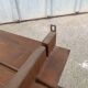 Antique wooden wall shelf