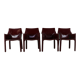 413 Chairs by Mario Bellini for Cassina Italy