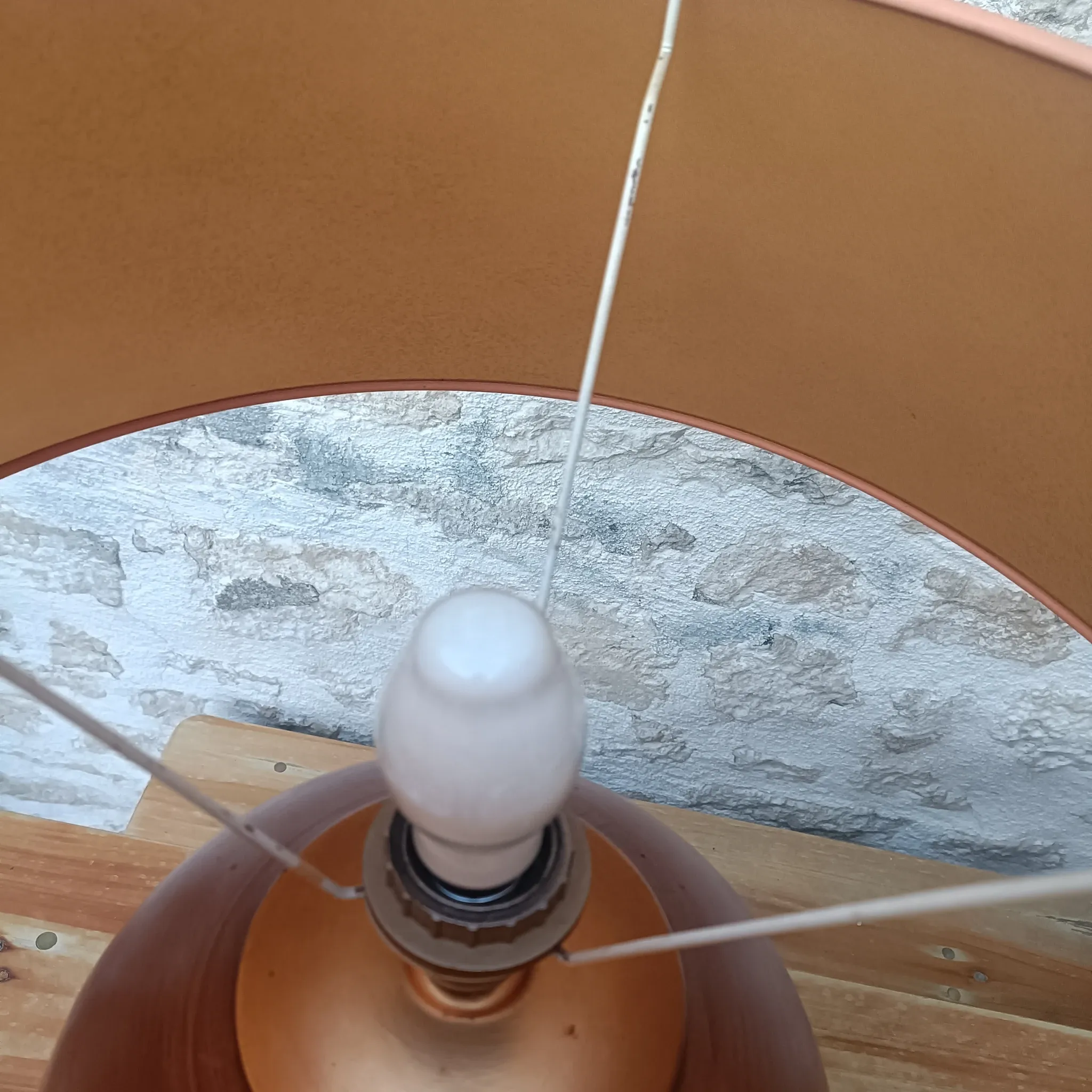Large ceramic living room lamp