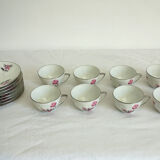 8 vintage Limoges coffee cups