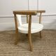 Fauteuil enfant type Baumann bois & blanc