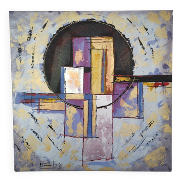 Abstract painting oil on canvas