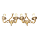 Pair of regency style wall lights