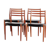 Chaises de salle à manger modèle 78 par Niels O. Møller pour J.L. Møllers