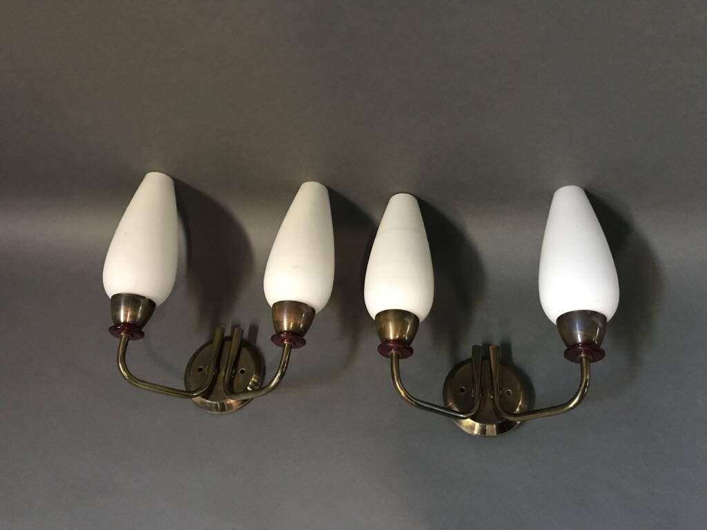 1950 wall lamp, Maison Lunel, France