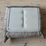 3-seater sofa, armchair and ottoman Togo velvet sofa designed by Michel Ducaroy 1973