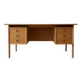 Oak Executive Desk By Arne Vodder From Brouer Møbelfabrik, Denmark, 1960s