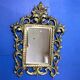 Small Rococo Baroque style mirror by Roberta Wood vintage 50/60