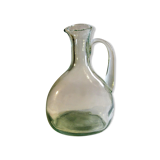 Thick glass pitcher