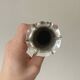 Silver-plated single flower vase