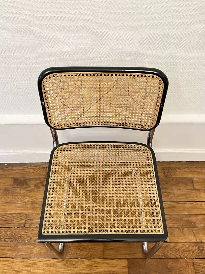 Marcel Breuer Cesca B32 black chair