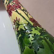 Sarreguemines vase (model 9848) floral patterns 1830