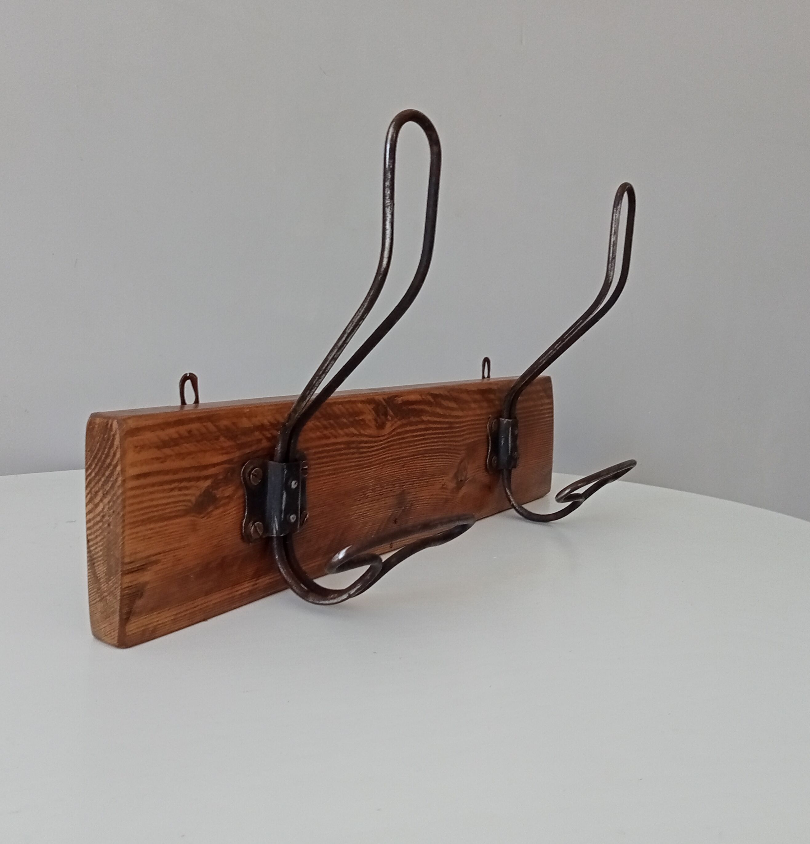 Vintage wall coat rack