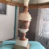 Alabaster and marble lamp