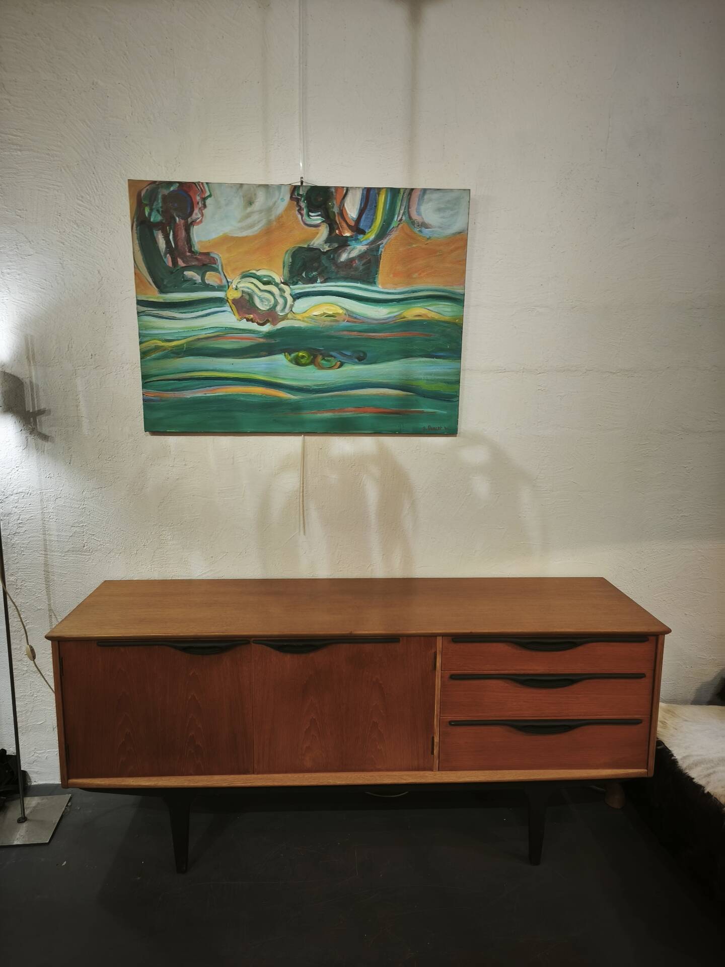 Vintage teak enfilade Jentique 1960