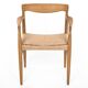 Chair by Henry W. Klein Bramin Oak with a new paper cord