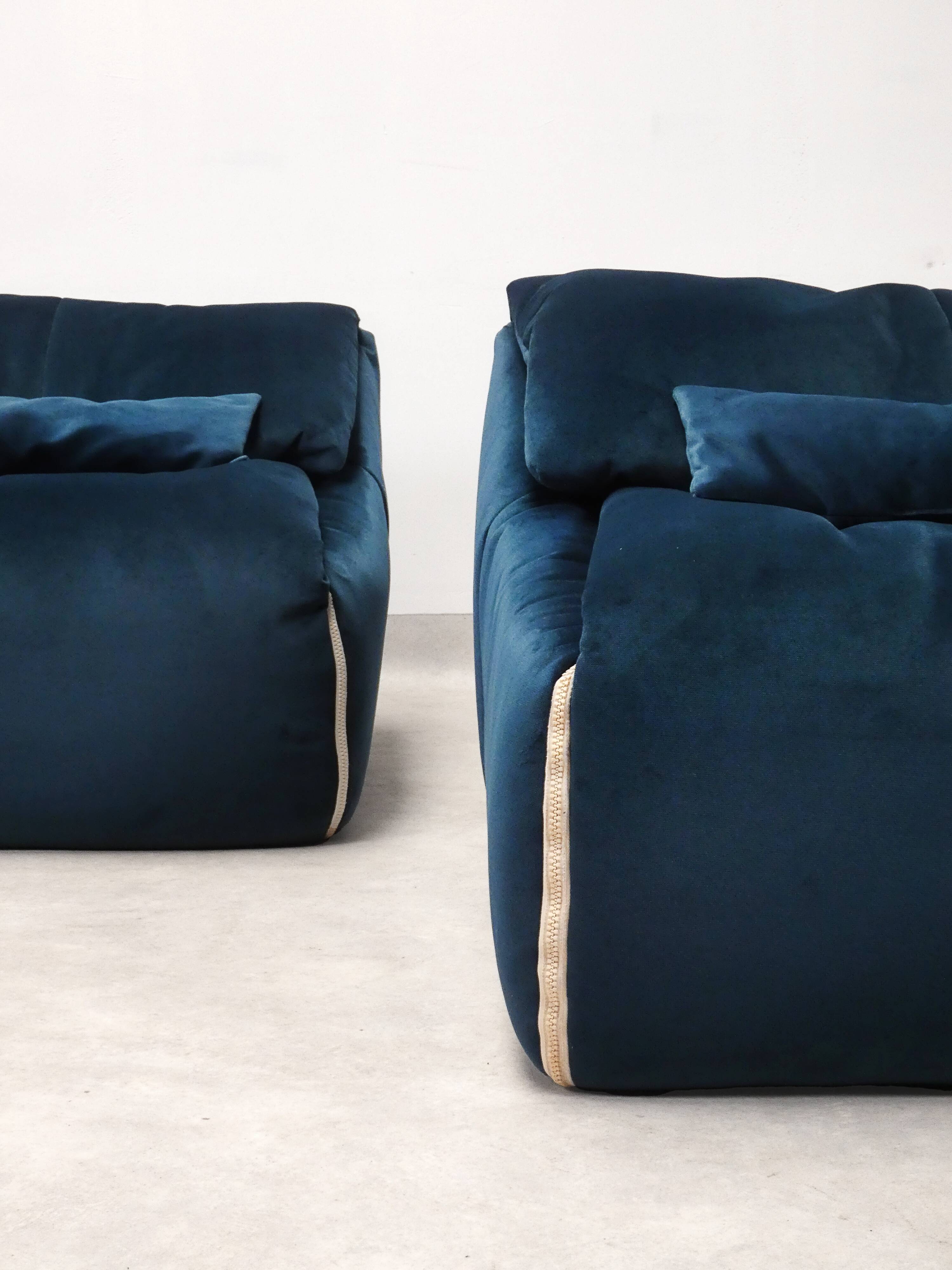 Plumy armchairs - Annie Hiéronimus for Cinna